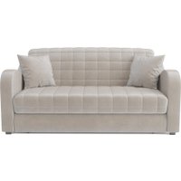 Диван Мебель-АРС Аккордеон Барон №4 ППУ 180x200 (бархат бежевый Star Velvet 6 Light Beige)