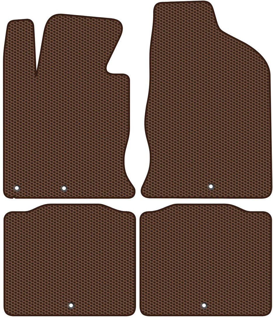 

Комплект ковриков для авто Alicosta Hyundai Grandeur V (седан / HG) 2012 - 2015 (коричневый, сота)