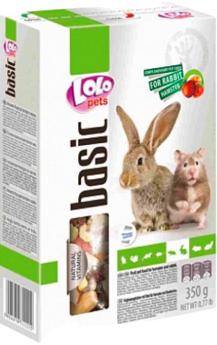 

Корм для грызунов Lolo Pets для хомяка и кролика LO-71121 350 г