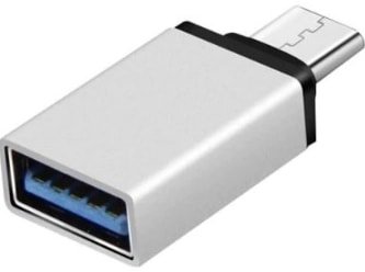 

Адаптер USBTOP OTG USB3.1 Type-C – USB3.0 (серебристый)