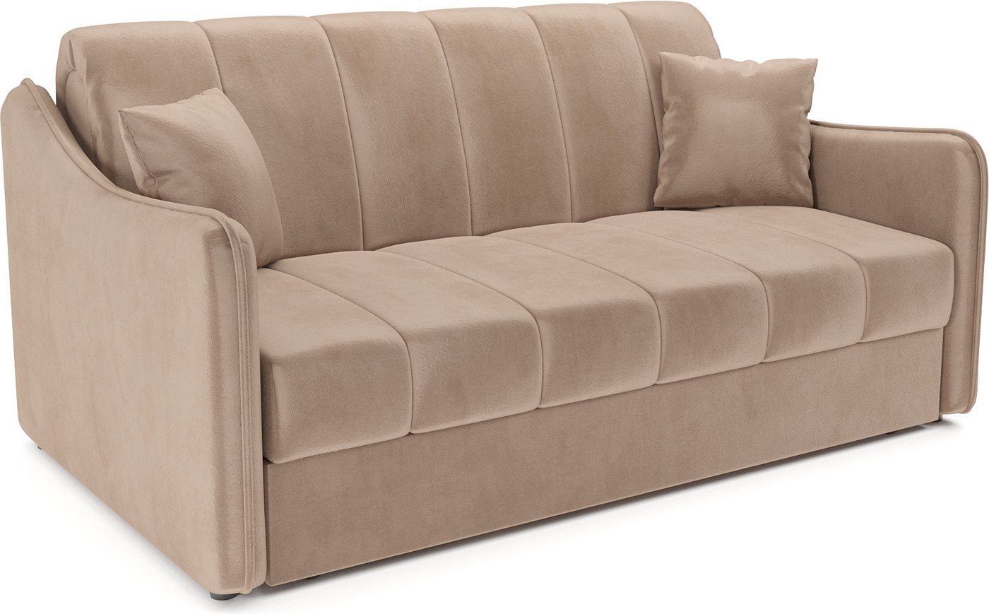 

Диван Мебель-АРС аккордеон Давос НПБ 155x200 см M2-114-14 (бежевый кордрой)