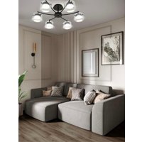 Люстра средней высоты Aitin Pro X80051/6 (черный)