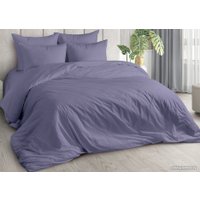 2-спальный комплект постельного белья с евро простыней Milanika Фиалка 2сп с европростыней (поплин г/к) в Пинске