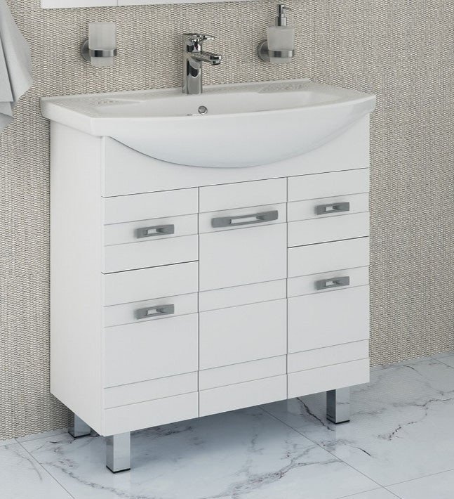 

Runo Тумба под умывальник Турин 85 (напольная)