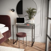 Стол Soma СПМ-5 Metal (серый/черный)