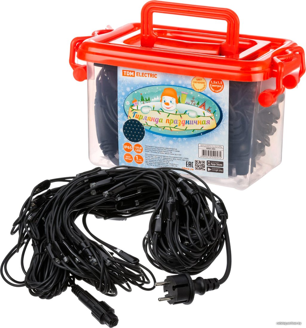 Гирлянда световая сетка TDM Electric SQ0361-0063