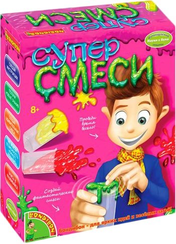 

Набор для опытов Bondibon Науки с Буки Супер смеси ВВ1343