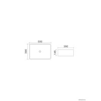 Умывальник Uptrend Fiesta (глянцевый белый)