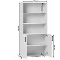 Шкаф распашной Soma ШК5.1 (белый)