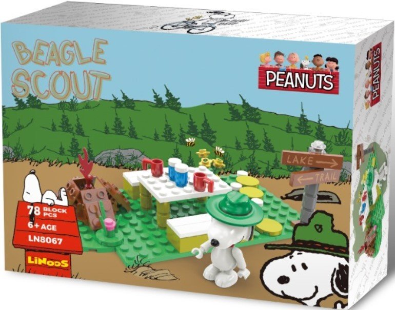 

Конструктор Miniso Snoopy Collection 6501 Стол для пикника
