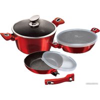 Набор кастрюль Berlinger Haus Burgundy Line BH-7050