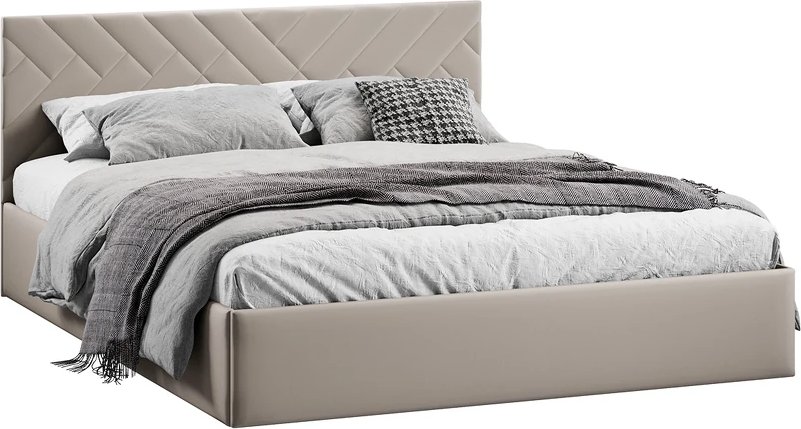 

Кровать Трия Кевия Тип 1 с подъемным механизмом 160x200 (велюр Confetti Smoke)