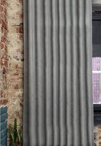 Комплект штор КронасМАрт Канвас 400x270 (2шт, серый)