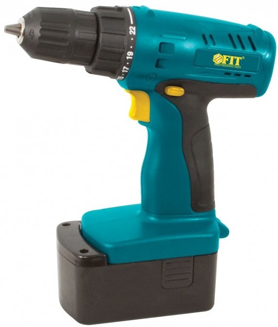 

Дрель-шуруповерт FIT CD-18EС (с 2-мя АКБ, кейс)