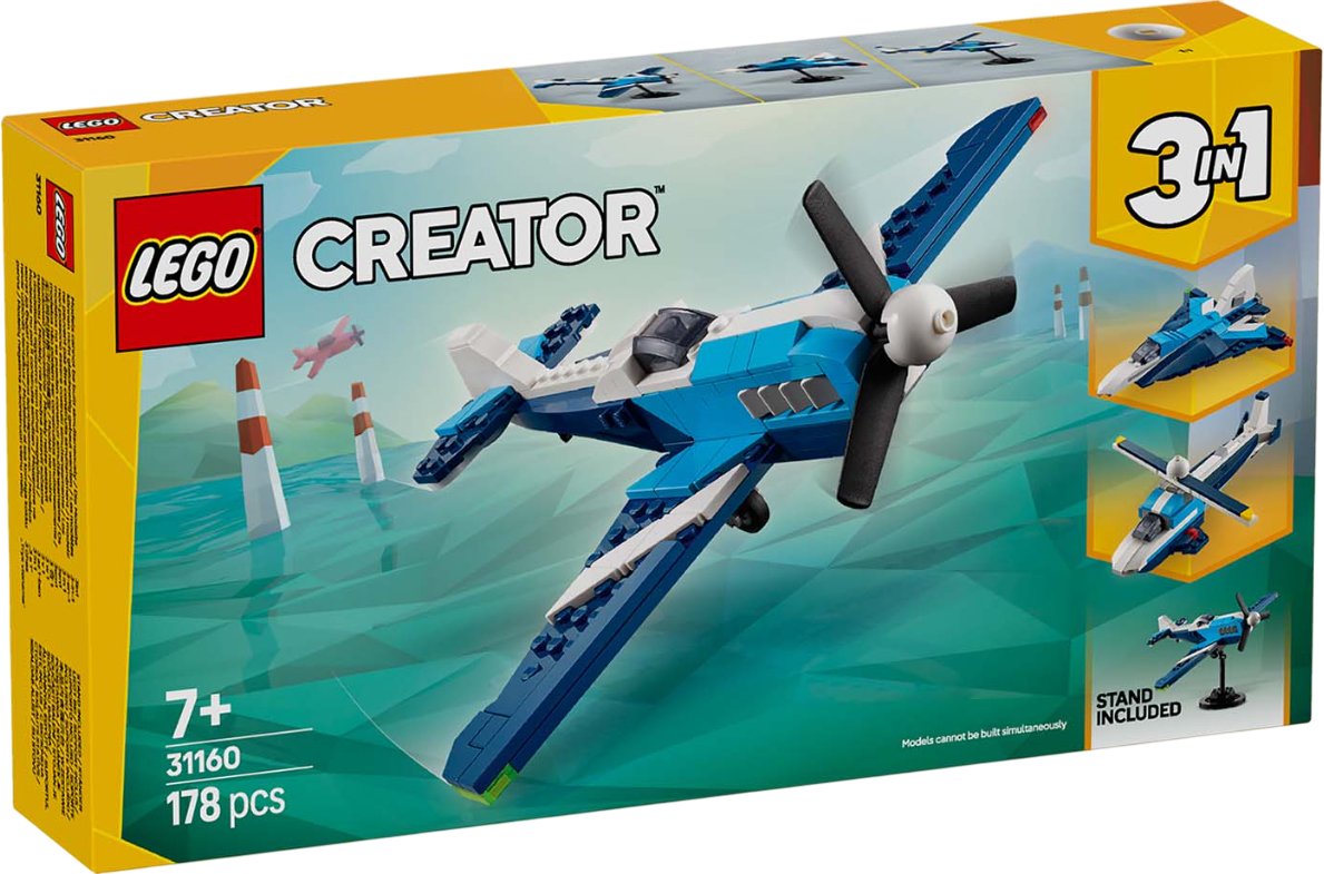 

Конструктор LEGO Creator 3 в 1 31160 Гоночный самолет
