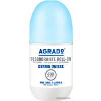 Дезодорант-антиперспирант шариковый Agrado Dermo Unisex 48h Protect с экстрактом хлопка (50 мл)