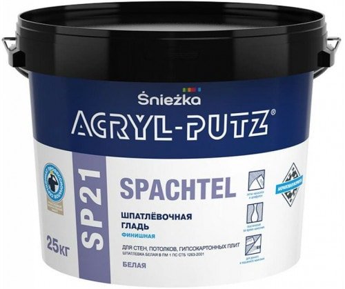 

Шпатлевка Sniezka Acryl-Putz SP21 Spachtel 15 кг (белый)
