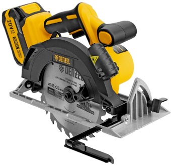 Дисковая (циркулярная) пила Denzel CCSH-BL-20-185 (с 1-им АКБ)