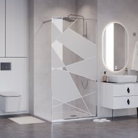 Душевая стенка Niagara NG-660-90 90x195 (хром/прозрачное стекло) в Пинске