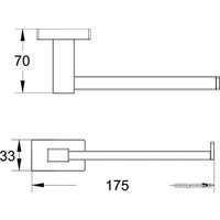 Держатель для туалетной бумаги Shevanik SG5615T