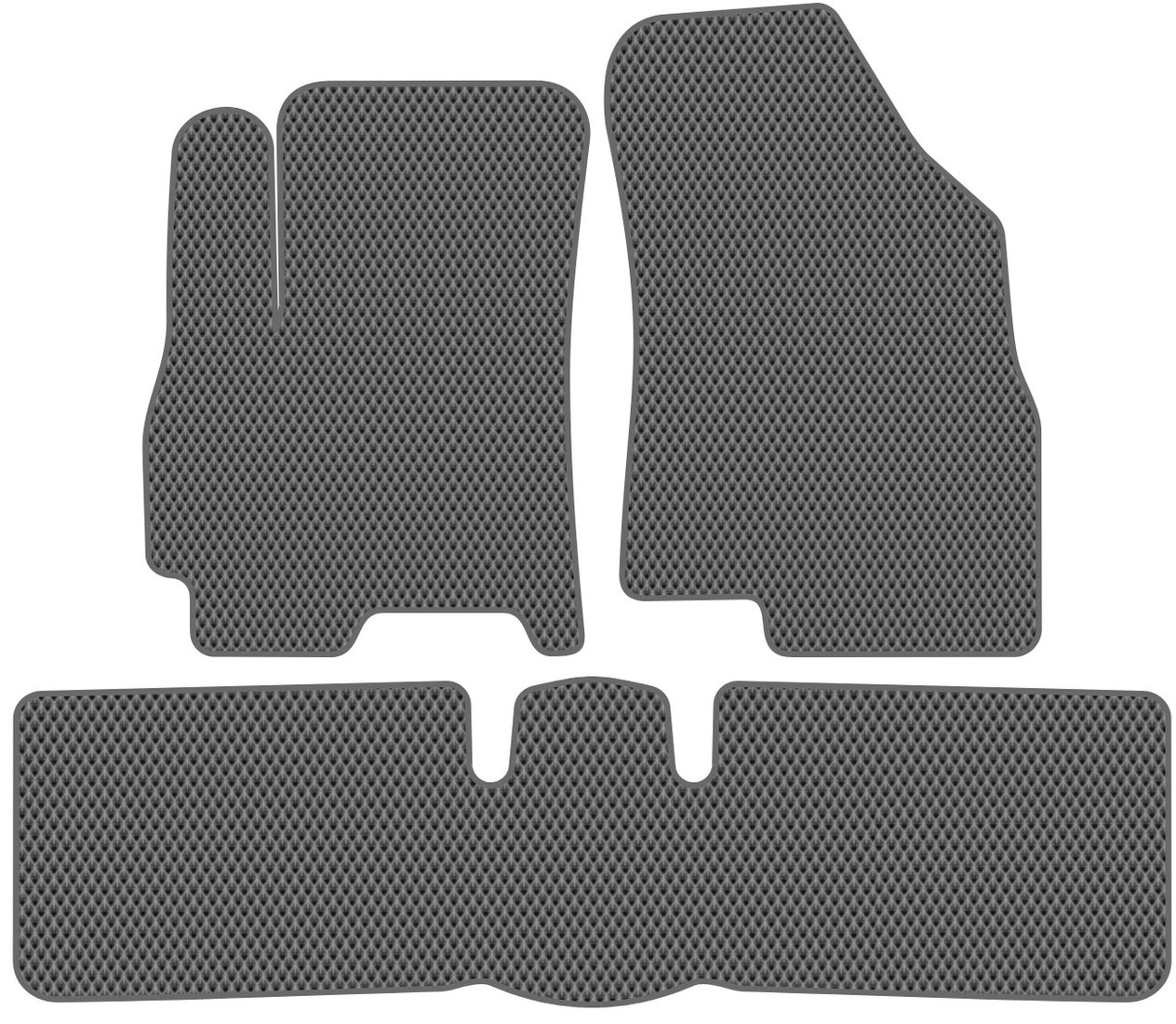 

Комплект ковриков для авто Alicosta Chery Tiggo 7 I (suv) 2016 - 2020 (серый, ромб)