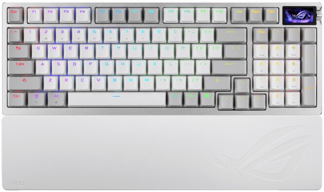 Клавиатура ASUS ROG Azoth 96 HE (ASUS ROG HFX V2 Magnetic, белый)