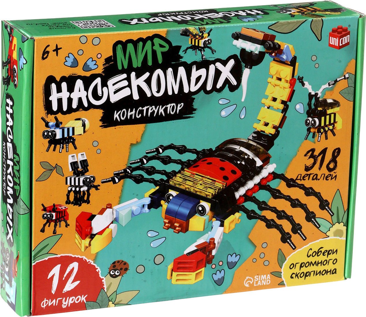 Конструктор Unicon Мир Насекомых 10869344