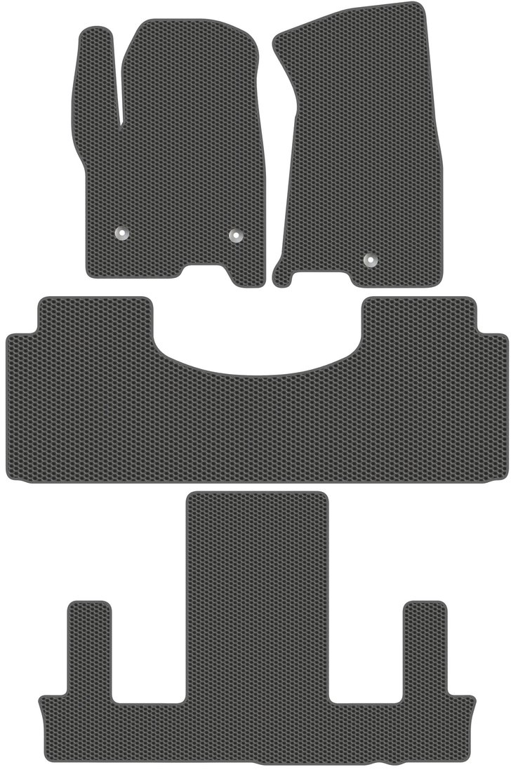 

Комплект ковриков для авто Alicosta Cadillac Escalade V (suv / GMT1XX) 2020 - Н.В. +3 ряд (серый)