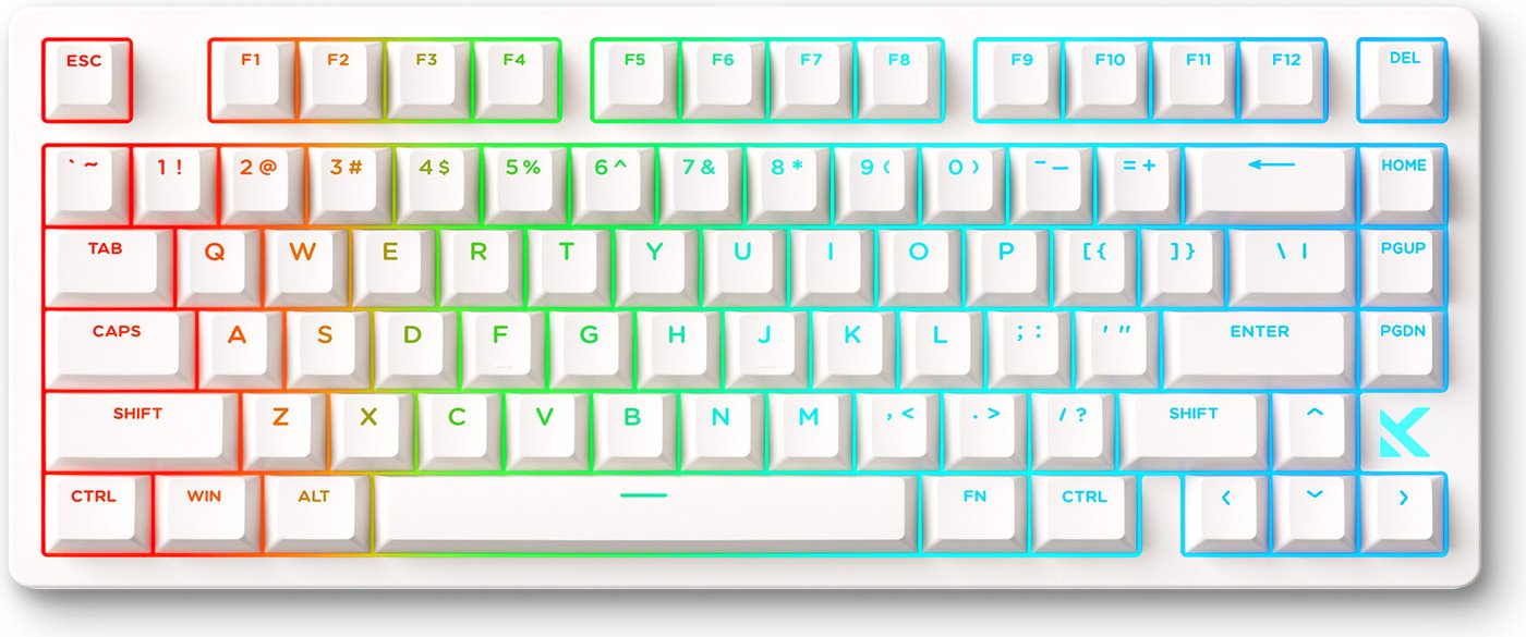 

Клавиатура MCHOSE Jet 75 Hall Effect White (Kailh Magnetic God Switch)
