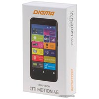Телефон Digma Citi Motion 4G (черный)