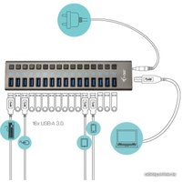 USB-хаб i-tec U3CHARGEHUB16