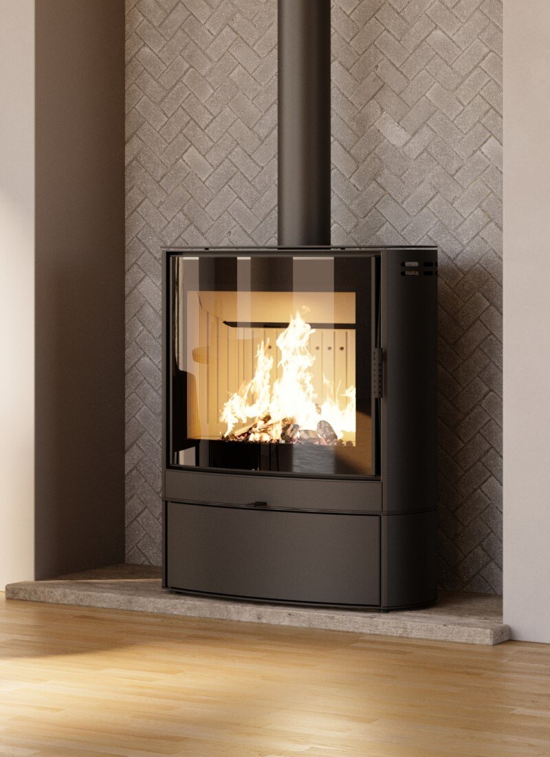 

Свободностоящая печь-камин Hajduk Elipse F3