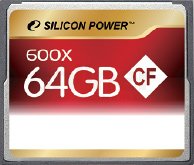 

Карта памяти Silicon-Power CompactFlash 600X 64 Гб (SP064GBCFC600V10)