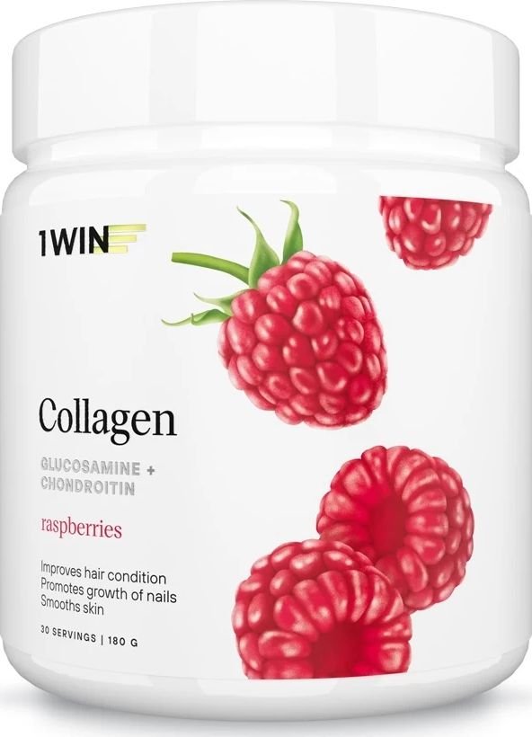 

Комплекс 1WIN Collagen+Chondroitin+Glucozamine (180г - 30 порций, малина)