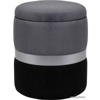 Пуфик DreamBag Аризона 13671 (серо-черный/серебро)