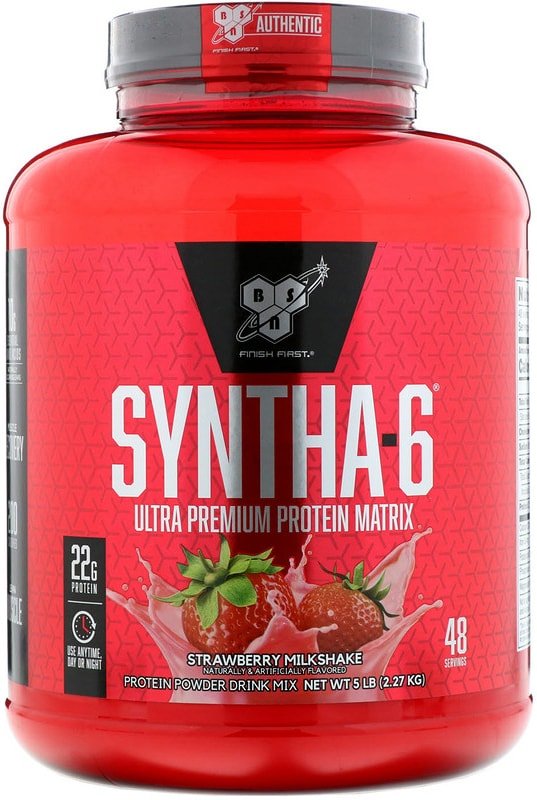

Протеин комплексный BSN Syntha-6 Ultra-Premium Protein Powder (клубника, 2260 г)