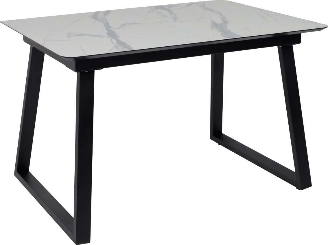 

Кухонный стол Lepremo AV 1208 HPL+МДФ раздвижной 1200-1600x800 (мрамор белый/черный)