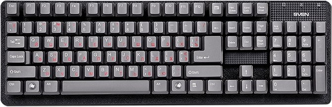 

Клавиатура SVEN Standard 301 USB (серый)