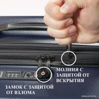 Чемодан-спиннер Verage Houston 20075-3 75 см (ультрамариново-синий)