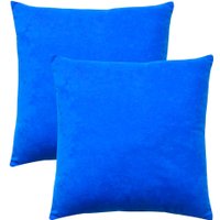 Декоративная подушка Matex Velours 49-838 (2шт, синий)