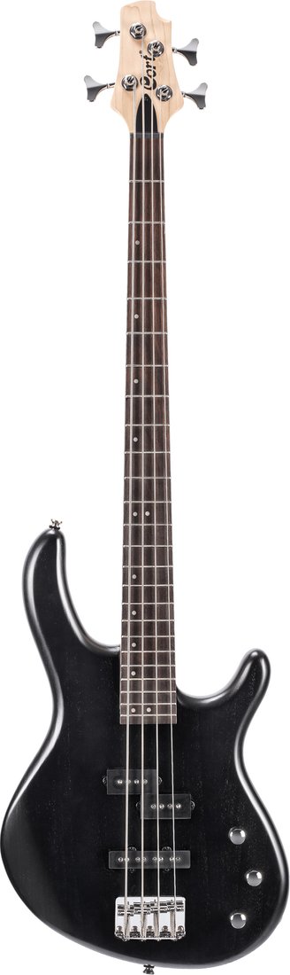 

Бас-гитара Cort Action PJ Open Pore Black