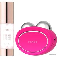 Аппарат микротоки Foreo Bear (фуксия) + Serum 30 мл