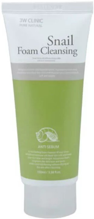 

3W Clinic Пенка для умывания Snail Foam Cleansing 100 мл