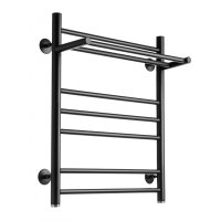 Полотенцесушитель Ростела Свирель V+ 1" 8 перекладин 50x70 см (черный)