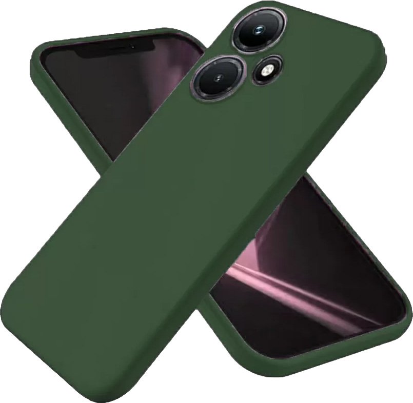 

Чехол для телефона KST Silicone Cover для Infinix Hot 30 Play (хаки с закрытым низом)