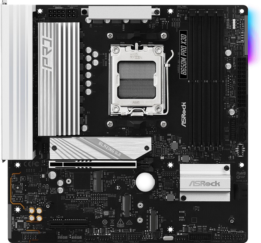 

Материнская плата ASRock B650M Pro X3D