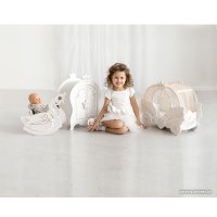 Стульчик для кукол Leader Toys Shining Crown для кормления Изящный лебедь 72220 (белый)