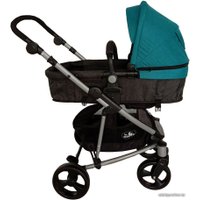 Универсальная коляска ForKiddy Siesta (2 в 1 + утепленный блок, бирюзовый)