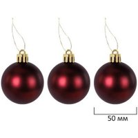 Елочная игрушка Золотая сказка Burgundy Style 592591 (бордо)