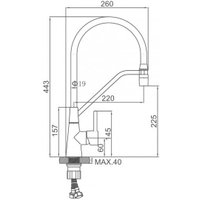 Смеситель Ledeme L4397D-12